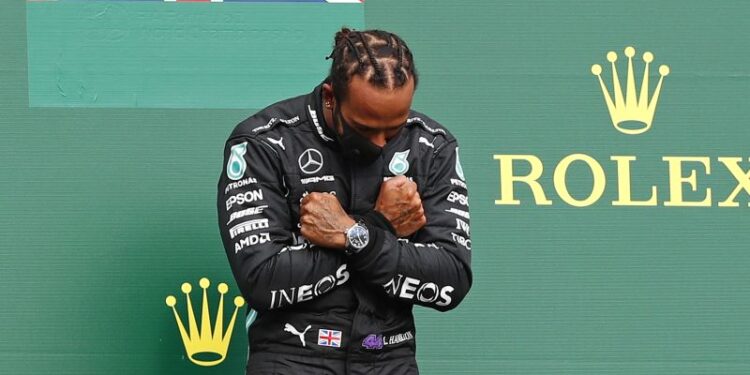 Lewis Hamilton pays tribute to Chadwick Boseman after Belgian GP victory | CNN