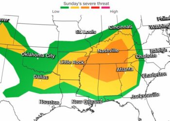 More than 60 million people could face severe storms Sunday | CNN