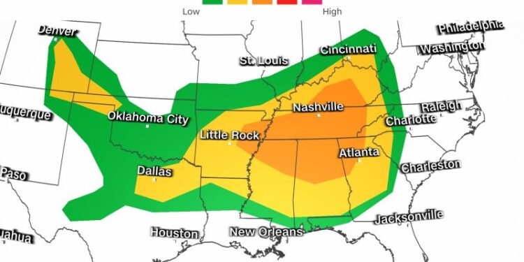 More than 60 million people could face severe storms Sunday | CNN