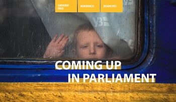 Sakharov Prize, green energy permits, disabilities – coming up in Parliament