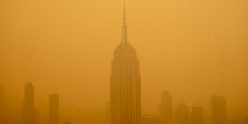 Why skies in the Northeast are turning orange from the smoke