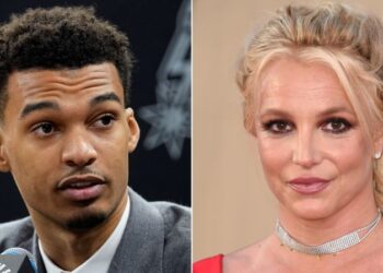 Britney Spears alleges she was struck by security guard protecting NBA rookie Victor Wembanyama | CNN