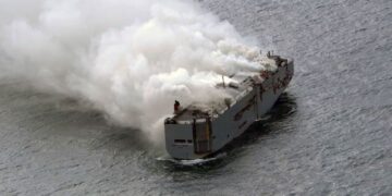 One dead after ship carrying 3,000 cars catches fire off Dutch coast | CNN