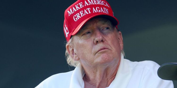 Trump reacts to Georgia indictment for first time on camera: ‘I have four of them now’ | CNN Politics