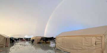 Live updates: Burning Man festival weather updates as rain strands thousands
