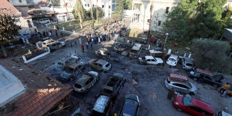 CNN Investigates: Forensic analysis of images and videos suggests rocket caused Gaza hospital blast, not Israeli airstrike | CNN