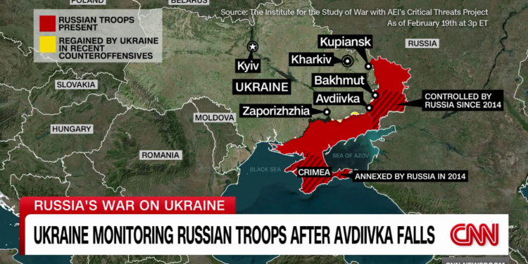 Live updates: Russia-Ukraine war rages as Navalny’s death spurs global outcry