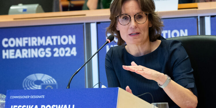 Hearing of Commissioner-designate Jessika Roswall  | News | European Parliament