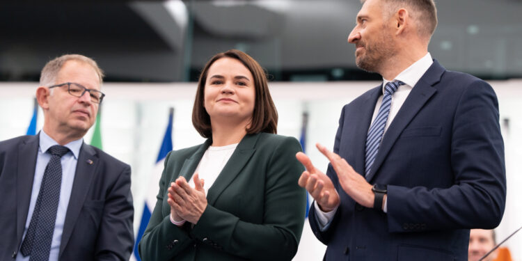 Belarus: Sergey Tihanovski and Sviatlana Tsikhanouskaya address MEPs | News | European Parliament